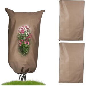 Relaxdays Plantenhoesenset - Vorstbescherming - Beige Relaxdays Plantenhoesenset - Vorstbescherming - Beige