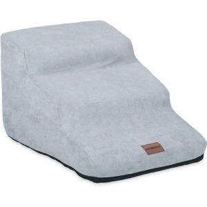 Relaxdays Huisdiertrap - 3 Trappen - Grijs Relaxdays Huisdiertrap - 3 Trappen - Grijs
