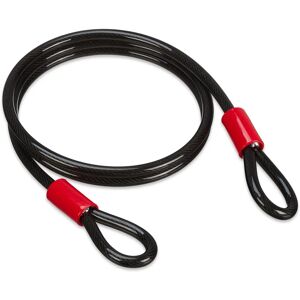 RELAXDAYS Bike Lock Cable ø 12mm 2m Black RELAXDAYS Bike Lock Cable ø 12mm 2m Black