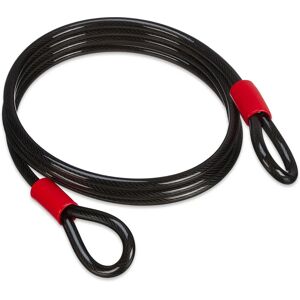 Relaxdays Steel Bike Lock - 3m, Black - Bike Security Cord Relaxdays Steel Bike Lock - 3m, Black - Bike Security Cord