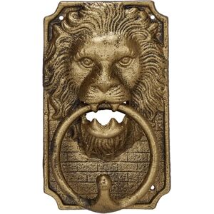 RELAXDAYS Lion Head Cast Iron Door Knocker - Vintage Style - 19.5x12x6 cm RELAXDAYS Lion Head Cast Iron Door Knocker - Vintage Style - 19.5x12x6 cm