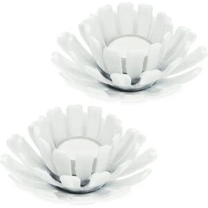 Relaxdays Candle Holder Set - Flower, Cast Iron, Indoor & Outdoor Relaxdays Candle Holder Set - Flower, Cast Iron, Indoor & Outdoor