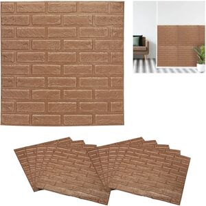 Relaxdays 70x70 cm Wall Panels Set with Stone Effect - Rustic Style Relaxdays 70x70 cm Wall Panels Set with Stone Effect - Rustic Style