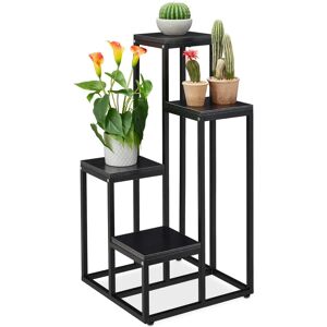 Soporte de plantas Relaxdays - Metal 4 niveles para interior y exterior Soporte de plantas Relaxdays - Metal 4 niveles para interior y exterior
