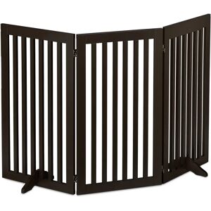 Relaxdays Child Safety Gate - 92x154cm - Brown Relaxdays Child Safety Gate - 92x154cm - Brown