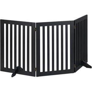 Relaxdays Baby & Pet Safety Barrier - 92x154cm Black Relaxdays Baby & Pet Safety Barrier - 92x154cm Black