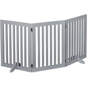 Relaxdays Child Safety Gate - Gray - 70x154cm Relaxdays Child Safety Gate - Gray - 70x154cm