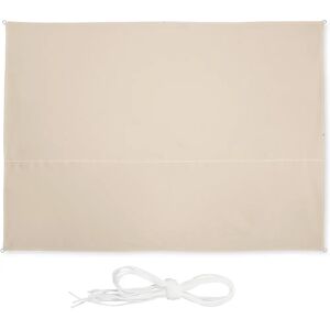 Relaxdays Vela de sombra rectangular 2,5 x 3,5 m Resistente al agua UV Beige Relaxdays Vela de sombra rectangular 2,5 x 3,5 m Resistente al agua UV Beige