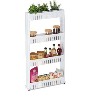 Relaxdays Carrito Nichos Ruedas 4 Baldas - Storage Cart Relaxdays Carrito Nichos Ruedas 4 Baldas - Storage Cart