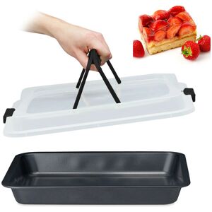 Relaxdays Oven Rectangular Carbon Steel - 3-in-1 Baking Tray Relaxdays Oven Rectangular Carbon Steel - 3-in-1 Baking Tray