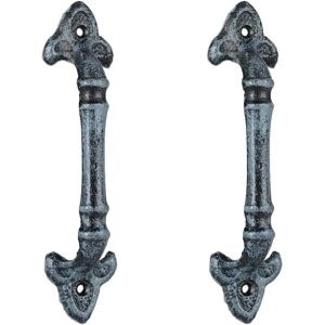 Relaxdays Vintage Furniture Handles Set - 20cm, Grey - Furniture Handles Relaxdays Vintage Furniture Handles Set - 20cm, Grey - Furniture Handles