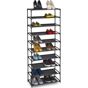 RELAXDAYS Shoe Rack Expandable 10 Shelves - Shoe Organizer RELAXDAYS Shoe Rack Expandable 10 Shelves - Shoe Organizer