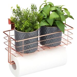 RELAXDAYS Wall-mounted Spice Rack with Shelf and Towel Holder - Kitchen & Bathroom Organizer RELAXDAYS Wall-mounted Spice Rack with Shelf and Towel Holder - Kitchen & Bathroom Organizer