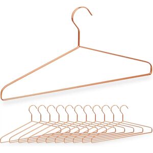 Relaxdays Grucce in Rame - Pack da 12, Salvaspazio, Metallo - Per Camicie & Pantaloni Relaxdays Grucce in Rame - Pack da 12, Salvaspazio, Metallo - Per Camicie & Pantaloni