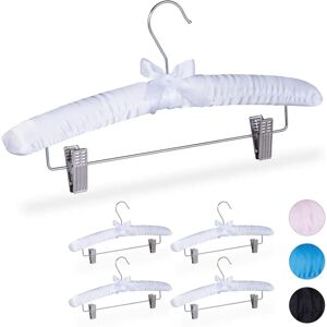 Relaxdays White Satin Vintage Hangers - Product Type Relaxdays White Satin Vintage Hangers - Product Type