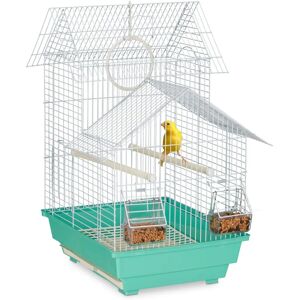 Relaxdays Bird Cage Small Birds - 50x42.5x33.5 cm - Celeste & Green Relaxdays Bird Cage Small Birds - 50x42.5x33.5 cm - Celeste & Green
