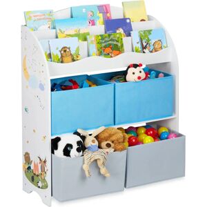 Relaxdays Toy Storage Shelf - Multicolored, 98x82.5x30 cm Relaxdays Toy Storage Shelf - Multicolored, 98x82.5x30 cm