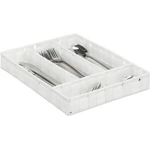 Relaxdays 4 Compartments Drawer Organizer - Elegant Woven Design Relaxdays 4 Compartments Drawer Organizer - Elegant Woven Design