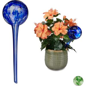 Relaxdays Glass Plant Watering Globes - Set of 2 - Diameter 9cm Relaxdays Glass Plant Watering Globes - Set of 2 - Diameter 9cm
