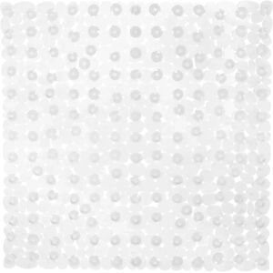 Relaxdays 53x53cm Transparent Non-slip Shower Mat - Shower Accessory Relaxdays 53x53cm Transparent Non-slip Shower Mat - Shower Accessory