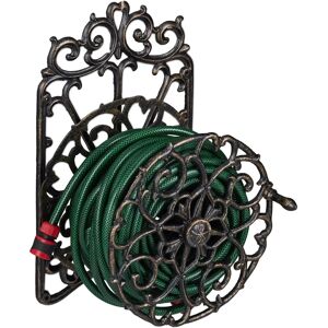 Relaxdays Supporto tubo da giardino - Ghisa, Girevole, Decorativo Relaxdays Supporto tubo da giardino - Ghisa, Girevole, Decorativo