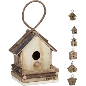 RELAXDAYS Birdhouse - Untreated Wood, Balcony, Garden - Birdhouse RELAXDAYS Birdhouse - Untreated Wood, Balcony, Garden - Birdhouse
