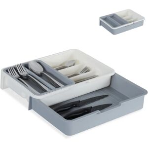 Relaxdays Adjustable Drawer Cutlery Organizer - 7 Compartments Relaxdays Adjustable Drawer Cutlery Organizer - 7 Compartments