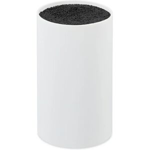 RELAXDAYS White Knife Block with Flexible Cerdas - Kitchen Storage RELAXDAYS White Knife Block with Flexible Cerdas - Kitchen Storage