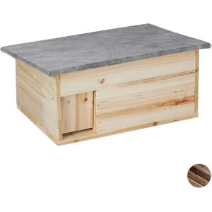 Relaxdays Wooden Hedgehog Shelter - Weatherproof, Easy to Assemble - Animal Shelter Relaxdays Wooden Hedgehog Shelter - Weatherproof, Easy to Assemble - Animal Shelter