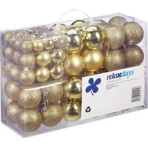 Relaxdays - Set of 100 Christmas Balls - Gold Relaxdays - Set of 100 Christmas Balls - Gold