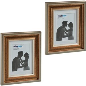 Relaxdays Golden 13x18cm Vintage Photo Frame Set - Photo Frame Set Relaxdays Golden 13x18cm Vintage Photo Frame Set - Photo Frame Set