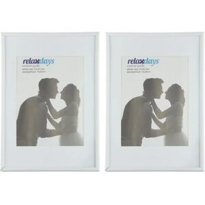 Relaxdays Photo Frame Set - A4, 15x20 cm, White Relaxdays Photo Frame Set - A4, 15x20 cm, White