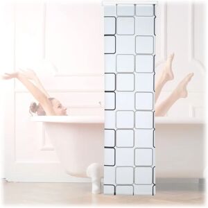 Relaxdays Square Waterproof Shower Curtain - 60x240 cm Relaxdays Square Waterproof Shower Curtain - 60x240 cm