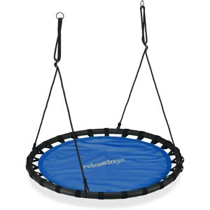 Relaxdays Garden Swing - Adjustable Nursery Round Swing for Kids & Adults Relaxdays Garden Swing - Adjustable Nursery Round Swing for Kids & Adults