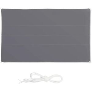 Relaxdays Gray Rectangular Sun Shade 4x6 m UV Protection Relaxdays Gray Rectangular Sun Shade 4x6 m UV Protection
