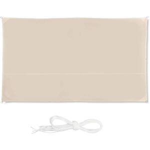 Relaxdays Beige Rectangular Sunshade - Sunshade Tarp Relaxdays Beige Rectangular Sunshade - Sunshade Tarp