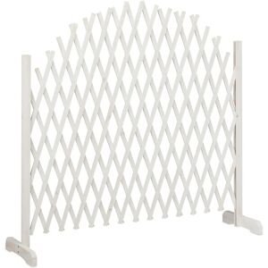 Relaxdays Garden Trellis Adjustable 200cm Support Climbing Plants White Relaxdays Garden Trellis Adjustable 200cm Support Climbing Plants White