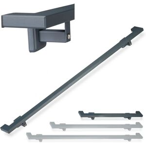 Pasamanos Relaxdays Rectangular en Antracita - Pasamano Pasamanos Relaxdays Rectangular en Antracita - Pasamano