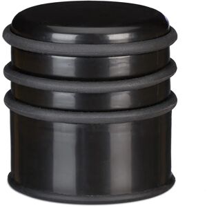 Relaxdays Pesado Topo de Puerta - Bloqueador de Puertas y Ventanas - Negro Relaxdays Pesado Topo de Puerta - Bloqueador de Puertas y Ventanas - Negro