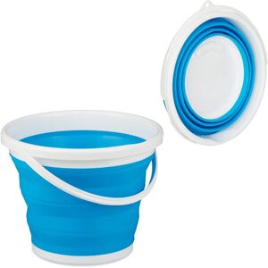 Relaxdays Foldable 10L Bucket - Space-saving, Home & Camping Relaxdays Foldable 10L Bucket - Space-saving, Home & Camping