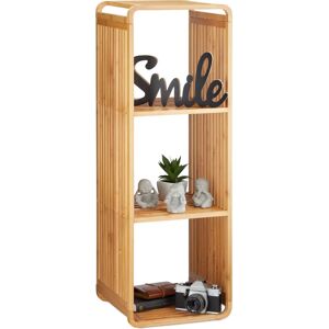 Relaxdays Light Brown Bamboo Shelf - Shelf Relaxdays Light Brown Bamboo Shelf - Shelf