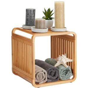 Relaxdays Light Brown Storage Shelf - Storage Shelf Relaxdays Light Brown Storage Shelf - Storage Shelf