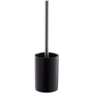 Relaxdays Ceramic WC Accessory Set - Toilet Round Holder - 36x9.5cm - Black Relaxdays Ceramic WC Accessory Set - Toilet Round Holder - 36x9.5cm - Black