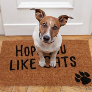 Relaxdays Coconut Door Mat - 40x60 cm, Natural, Black, Brown - Door Mat Relaxdays Coconut Door Mat - 40x60 cm, Natural, Black, Brown - Door Mat