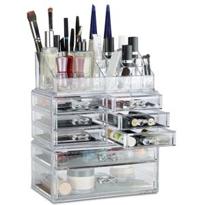 Organizer per cassetti Relaxdays - Contenitore in acrilico trasparente Organizer per cassetti Relaxdays - Contenitore in acrilico trasparente