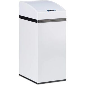 Relaxdays 4052025949693 Abfallbehälter - Schwarz, Weiß - Rechteckig aus Kunststoff, Stahl Relaxdays 4052025949693 Abfallbehälter - Schwarz, Weiß - Rechteckig aus Kunststoff, Stahl