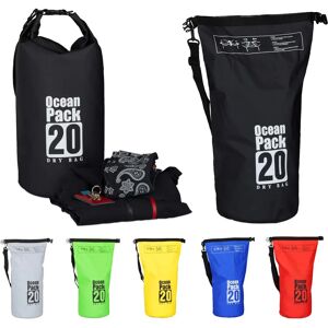Relaxdays Waterproof Dry Bag - 20L Black - Outdoor & Travel Relaxdays Waterproof Dry Bag - 20L Black - Outdoor & Travel