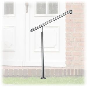 Relaxdays Stainless Steel Handrail - 80x90cm for Indoor/Outdoor Stairs Relaxdays Stainless Steel Handrail - 80x90cm for Indoor/Outdoor Stairs