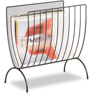Relaxdays Magazine Rack - Black - A4 Size Relaxdays Magazine Rack - Black - A4 Size