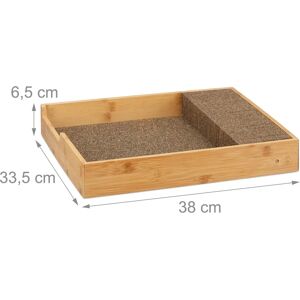 Relaxdays Bamboo Knife Drawer Organizer - Drawer Storage Relaxdays Bamboo Knife Drawer Organizer - Drawer Storage